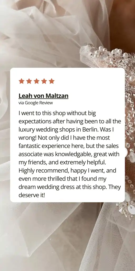 crusz bridal dress consultation review in english